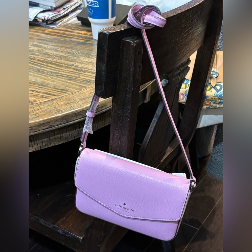 Kate Spade Sadie Saffiano Envelop Crossbody - Picture 8 of 16